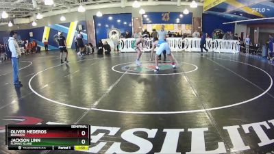 120 White Semifinal - Jackson Linn, Fleming Island vs Oliver Mederos, Braddock