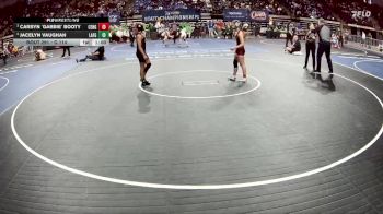 G 114 lbs 3rd Place Match - Jacelyn Vaughan, Lafayette Girls vs Carsyn `Gabbie` Booty, Central - B.R. Girls