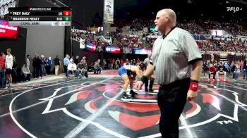 A - 285 lbs Cons. Semi - Brandon Healy, Havre vs Trey Daly, Lockwood (Billings)