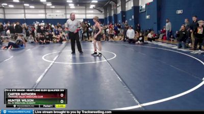 95 lbs Champ. Round 1 - Carter Hathorn, Treasure Valley Wrestling Club vs Hunter Wilson, All In Wrestling Academy