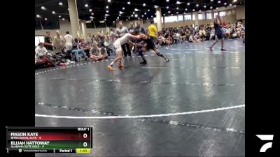 120 lbs Semis (4 Team) - Mason Kaye, BHWC/Duval Elite vs Elijah Hattoway, Alabama Elite Gold