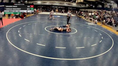 165 lbs Quarterfinal - Keegan Demarest, Messiah vs Braden Kmak, Ursinus