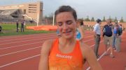 Ashley Higginson after strong steeple opener at Larry Ellis