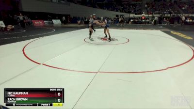 2A/1A-138 Semifinal - Zach Brown, Heppner vs Nic Kaufman, Toledo