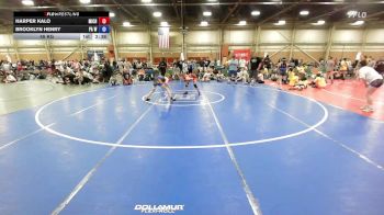 45 kg Rr Rnd 5 - Harper Kalo, Michigan Wrestling Academy - GHSE vs Brooklyn Henry, PA West - GHSE