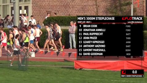 Men's 3k Steeplechase, Heat 1