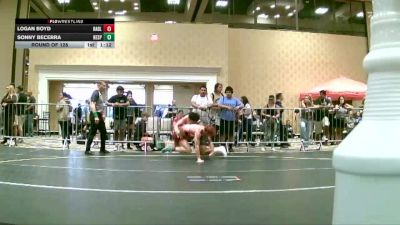 144 lbs Round Of 128 - Logan Boyd, Badlands WC vs Sonny Becerra, Hesperia HS