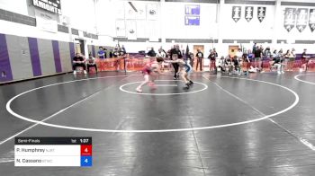 106 lbs Semifinal - Parker Humphrey, NJRTC vs Nico Cassano, Bitetto Trained Wrestling