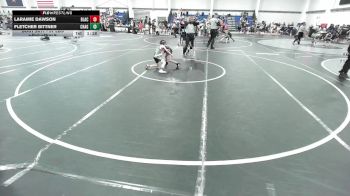 57 lbs Semifinal - Laramie Dawson, BlackCat WC vs Fletcher Bittner, Chagolla Trained WC