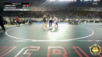 G6A-235 lbs Cons. Semi - Emeli Castillo, Mustang-Girls vs Sorrell Hurd, Del City-Girls