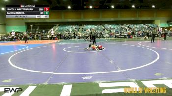 49 lbs 3rd Place - Lincoln Whittenburg, Ceres Pups Wrestling Club vs Zane Montoya, Juggernaut Wrestling Club