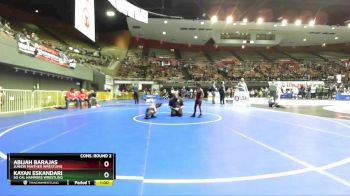 53 lbs Cons. Round 2 - Kayan Eskandari, So Cal Hammers Wrestling vs Abijah Barajas, Junior Panther Wrestling