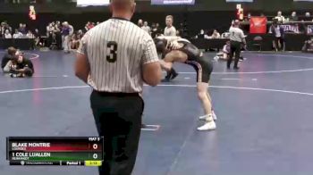 149 lbs Cons. Round 4 - 1 Cole Luallen, Reinhardt vs Blake Montrie, Lourdes