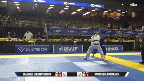 Rafael Natal Diniz Franca vs Francisco Grisolia Santoro 2026 Pan Jiu Jitsu IBJJF Championship