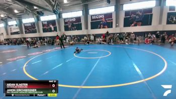 60 lbs Cons. Round 3 - Jaxon Kirchgessner, Hill Country Wildcats Wrestling Club vs Aidan Slagter, 512 Outlaw Wrestling