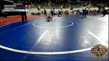 66 lbs Consi Of 4 - Deacon Salyer, Sperry Wrestling Club vs Zane Sparks, Elgin Wrestling