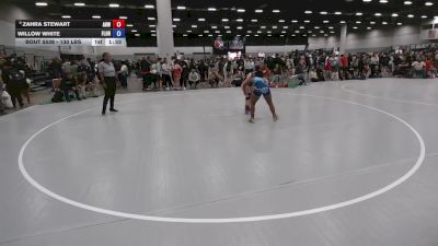 130 lbs Quarters - Willow White, Florida vs Zahra Stewart, Animal House Wrestling
