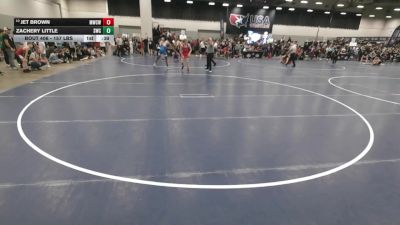 157 lbs Cons. Quarters - Zachery Little, Spartan Wrestling Club vs Jet Brown, MO West Championship Wrestling Club