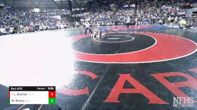 4A 220 lbs Cons. Round 1 - Lance Skinner, Olympia vs Mario Rivera, Gonzaga Prep