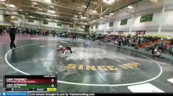 70 lbs Cons. Semi - Liam Twombly, Panhandle Wrestling Academy vs Liam Schwanz, Jamestown Taz