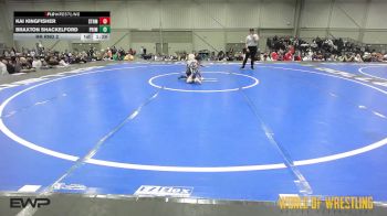 46 lbs Rr Rnd 2 - Kai Kingfisher, Storm 9U vs Braxton Shackelford, Prime 9U