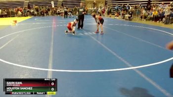 90 lbs Champ. Round 1 - Houston Sanchez, GMLOS vs Gavin Kahl, North Branch