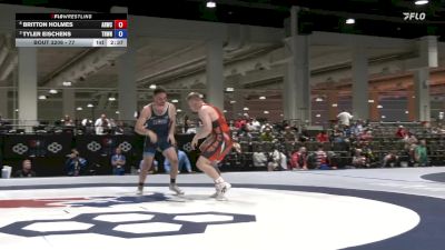 77 lbs 3rd Place Match - Britton Holmes, Army (WCAP) vs Tyler Eischens, Tar Heel Wrestling/NYAC