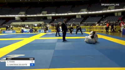 CALEB KHAN vs DIEGO SANTANA DO ESPÍRITO SANTO 2021 World Jiu-Jitsu IBJJF Championship