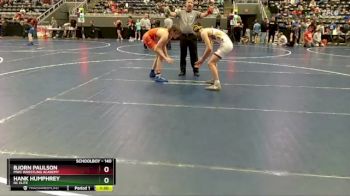 140 lbs Cons. Round 4 - Hank Humphrey, DC Elite vs Bjorn Paulson, MWC Wrestling Academy