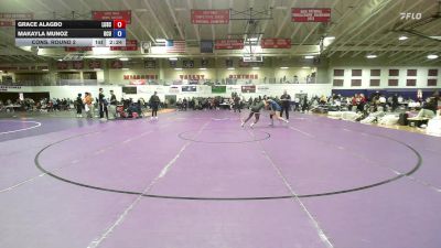 160 lbs Cons. Round 2 - Makayla Munoz, Oklahoma City University vs Grace Alagbo, Lindenwood University