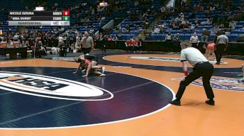 140 lbs Quarterfinal - Ema Durst, Sycamore (H.S.) vs Nicole Dziura, Barrington