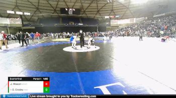 126 lbs Quarterfinal - Owen Ensley, Steelclaw Wrestling Club vs Joseph Mason, Big Cat Wrestling Club