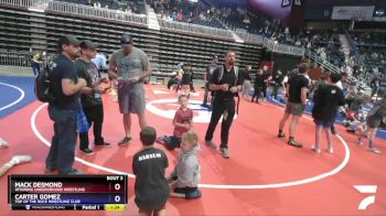43 lbs Round 1 - Mack Desmond, Wyoming Underground Wrestling vs Carter Gomez, Top Of The Rock Wrestling Club