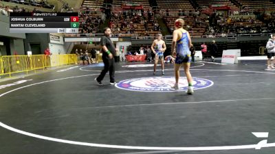 Junior Boys - 144 lbs Champ. Round 3 - Andres Maldonado, Will C Wood High School Wrestling vs Curren Lane, Santa Ynez Wrestling Academy