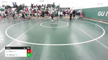 285 lbs Quarterfinal - Jaxon Yang, Windsor vs Aiden Watson, New Milford