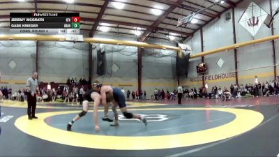 157 lbs Cons. Round 4 - Jeremy Mcgrath, Green Farms Academy vs Gabe Krieger, Graham