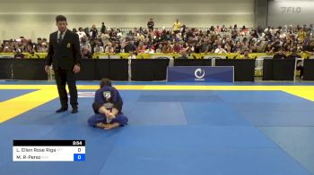 Lauren Ellen Rose Riga vs Mia Lorraine Rivera-Perez 2024 IBJJF Jiu-Jitsu CON International