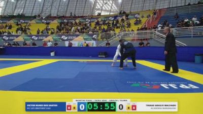 THIAGO ARAUJO MACHADO vs VICTOR NUNES DOS SANTOS 2026 FPJJ Circuito Paulista GI Etapa 3