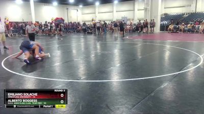 285 lbs Round 3 (6 Team) - Emiliano Solache, Wrestling University vs Alberto Boggess, S.E.O. Wrestling Club- Team Red