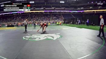 D4-138 lbs 7th Place Match - Carter Foster, Leslie vs Laythan Haworth, St Louis