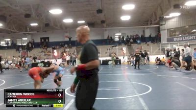 125 lbs Cons. Round 2 - Cameron Woods, Portage vs James Aguilar, FL Scorpions Wrestling Club