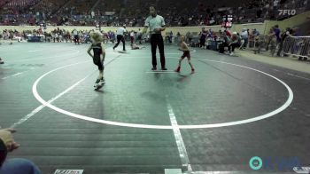 37 lbs Consolation - Gavin Fulton, F-5 Grappling vs Aeryn Jackson, Locust Grove Youth Wrestling