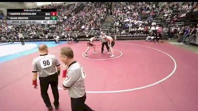 3A 285 lbs Cons. Round 1 - Gage Denton, Morgan vs Hunter Critchlow, Grantsville