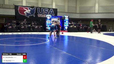 12U Boys - 135 lbs Semis - Michael-James Poindexter, Michigan Premier WC vs Payson Mashke, Michigan West Wrestling Club