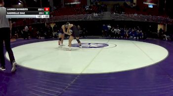 130 lbs Round 3 (3 Team) - Gabrielle Diaz, Lexington vs Lauren Schmeits, Kearney