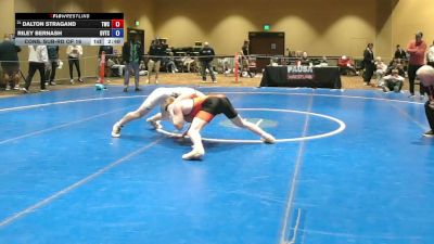 132 lbs Cons. Sub-rd Of 16 - Dalton Stragand, Tiger Wrestling Club vs Riley Bernash, Orchard View Training Center