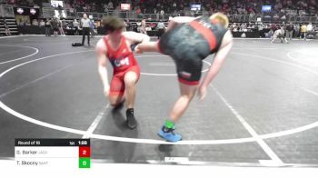 218 lbs Round Of 16 - Gavin Barker, Jackson County Wrestling vs Tage Skocny, Santa Fe Trail High School