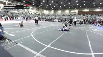 109 lbs Consolation - Ronan VanRome, Warriors Of Christ vs Carson Beyer, Nevada Elite