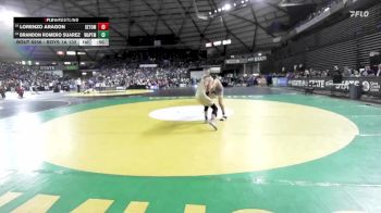 Boys 1A 132 lbs Cons. Round 2 - Brandon Romero Suarez, Wapato vs Lorenzo Aragon, Seton Catholic