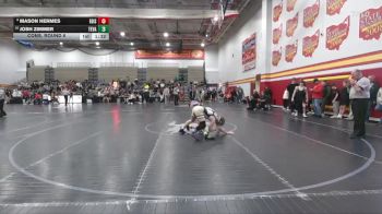 126 lbs Cons. Round 6 - Josh Zimmer, Teays Valley vs Mason Hermes, Edison